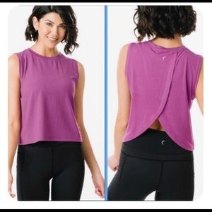 Zyia Active Light Purple Elegant Muscle Tank size S